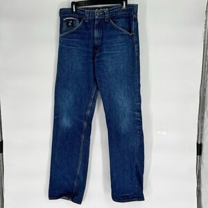 L.C. King Jeans White Oak Cone Denim Sz 32 X 31 Men Straight Leg Made In USA